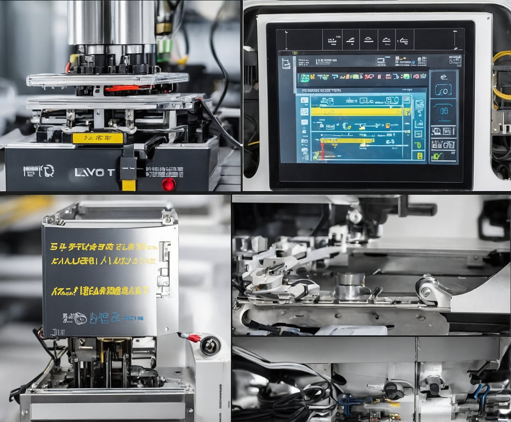 Maquinaria automatizada en industria automotriz