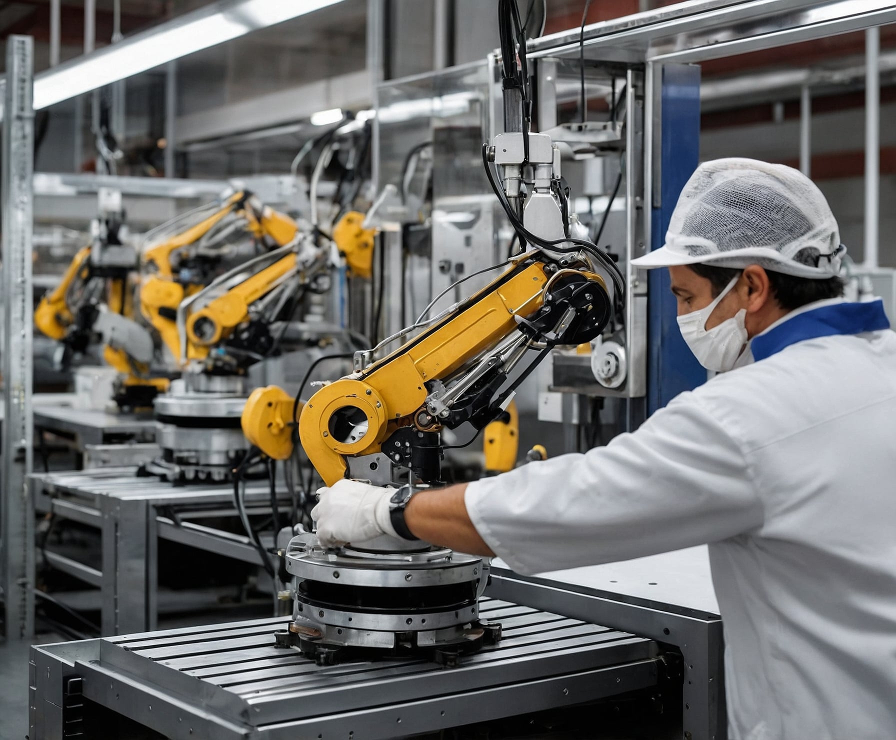 Automatización en fabricación de automóviles.